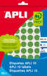 Etiquetas Autoadhesivas ø 19 Circulares Apli Multi Color
