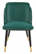 Silla GLAMOUR de Metal y Tapizado Velvet Verde