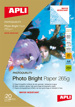 Papel Photo Brillante Resistente a Agua A4 - 265 Grs 20 Hojas Apli