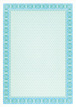Papel Certificados Y Diplomas Azul Turquesa 115 gr 10 Hojas