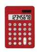 Calculadoras Electrónica 8 Dígitos Rojo A4