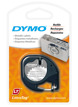 Cintas Dymo 12mm Letratag 91208 Prateado Metálica