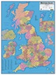 Plannings Mapa Mapa Administrativo de Gran Bretaña 90x120cm