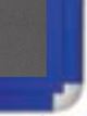 Vitrinas Interior 610x915mm Feltro Gris Gallery Extra Azul
