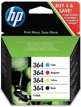 Cartuchos de Tinta HP Pack 4 Colores J3M82A - (364)