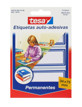 Etiquetas Autoadhesivas 41x65mm Tesa Con Borde Azul