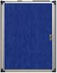 Vitrinas Interior 490x664x31mm Feltro Enclore Extra Azul