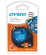 Cintas Dymo 12mm Letratag 91205 Negro/azul En Plástico