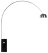 Lámparas de Suelo Marmól Negro E27 New Arc Big